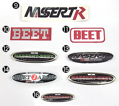 BEET｜Lineup : OTHER Stickers, Emblems and Goods
